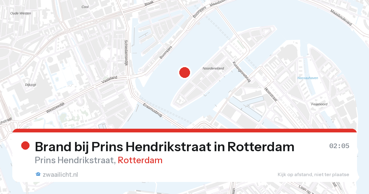 Brand bij Prins Hendrikstraat in Rotterdam — 28 aug 2026