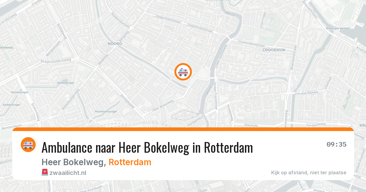 Ambulance naar Heer Bokelweg in Rotterdam — 29 jan 2026