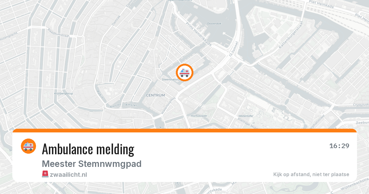 Ambulance melding — 21 jun 2026