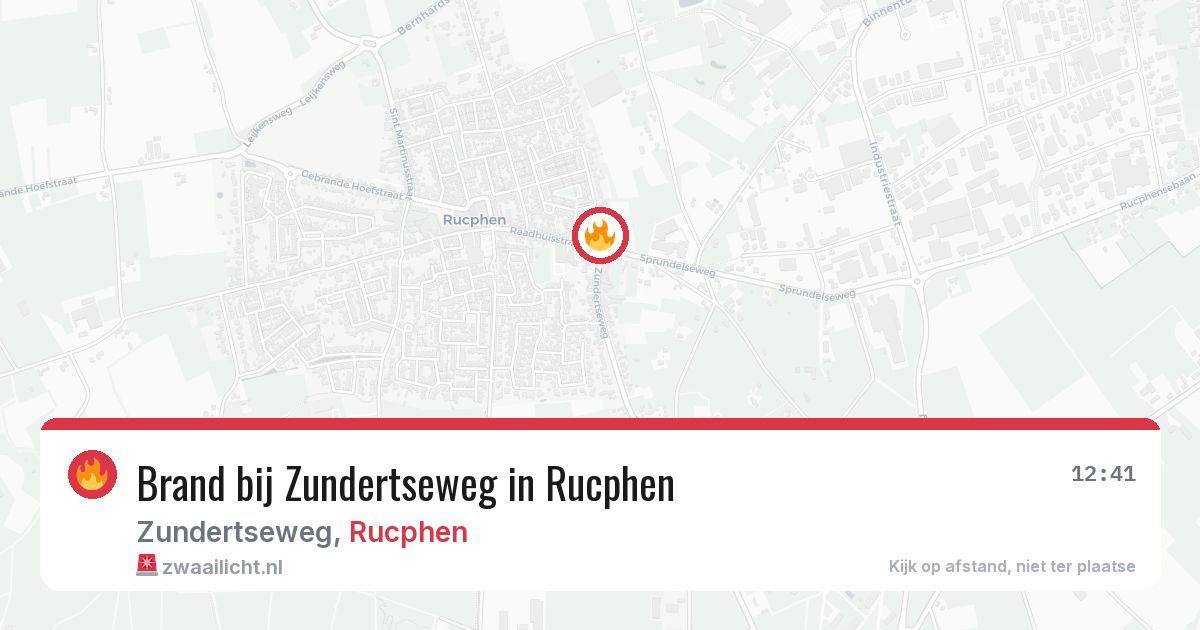 Brand bij Zundertseweg in Rucphen — 27 mei 2026
