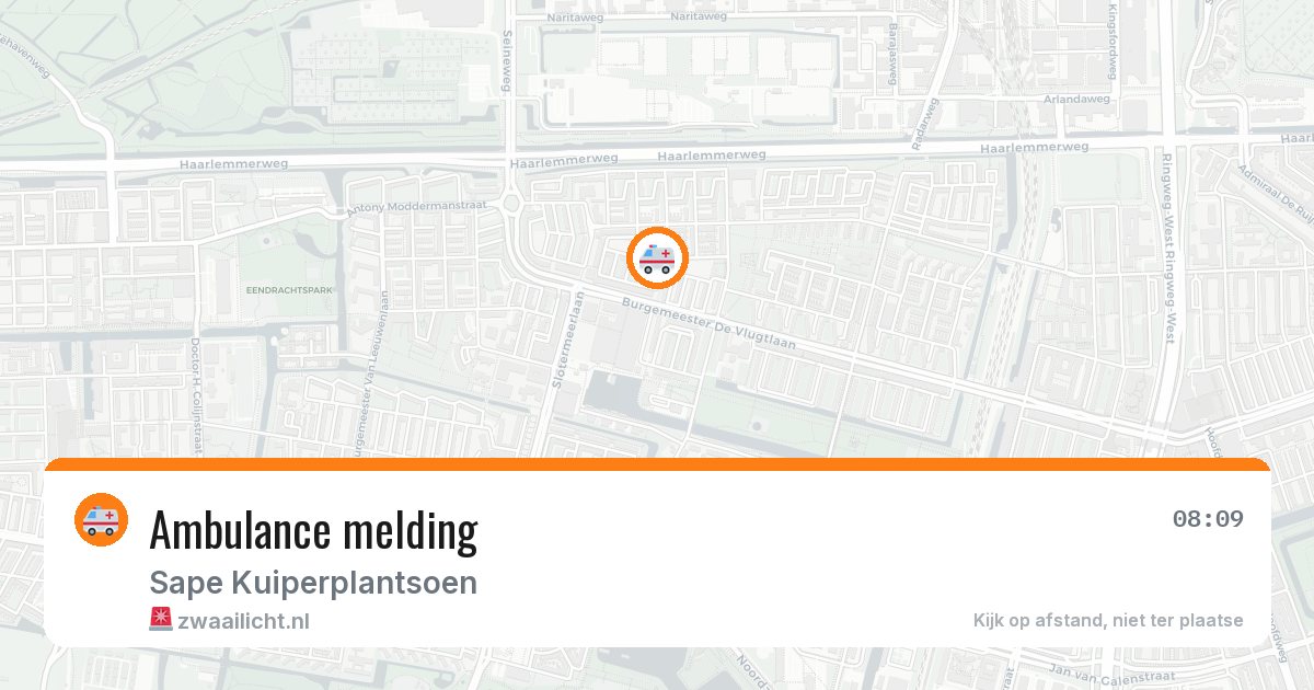 Ambulance melding — 5 jun 2026