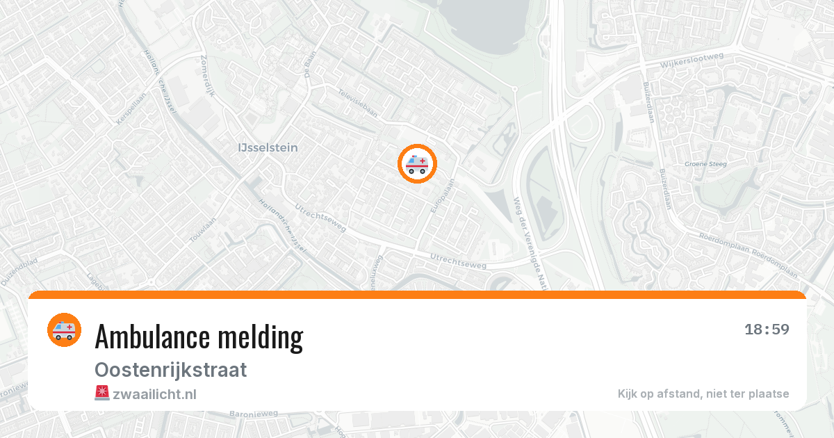 Ambulance melding — 8 apr 2026