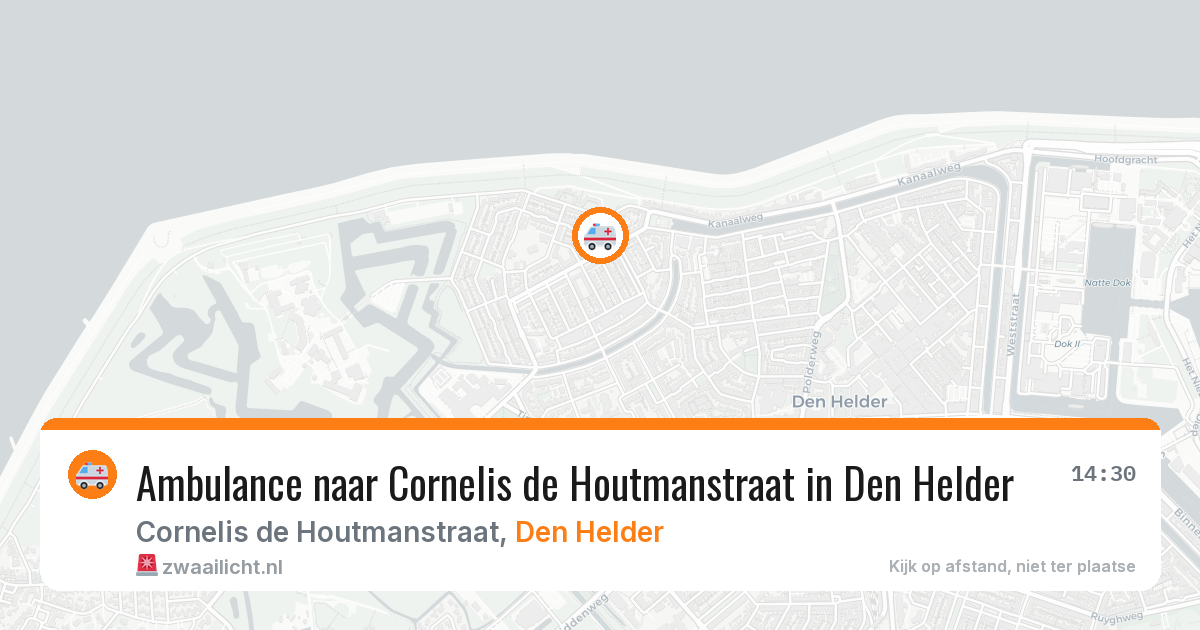Ambulance naar Cornelis de Houtmanstraat in Den Helder — 6 mrt 2026