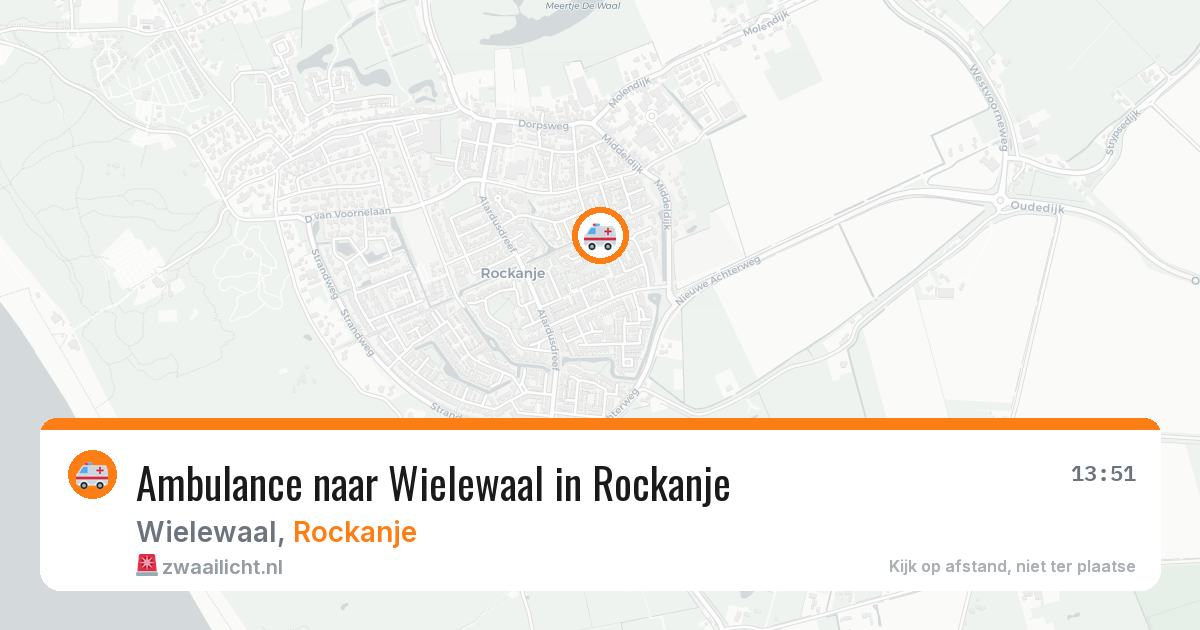 Ambulance naar Wielewaal in Rockanje — 15 jun 2026