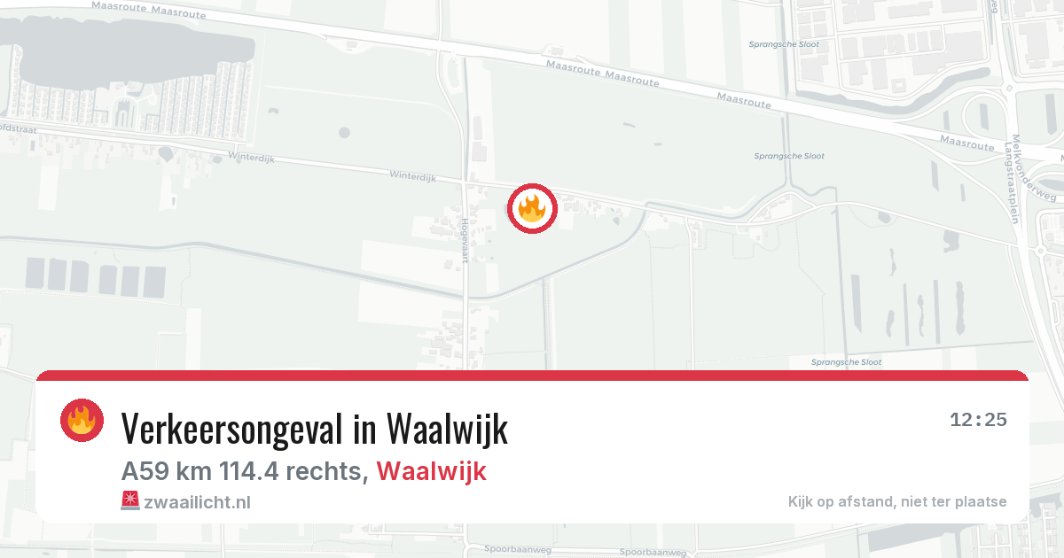 Verkeersongeval in Waalwijk — 10 jul 2026
