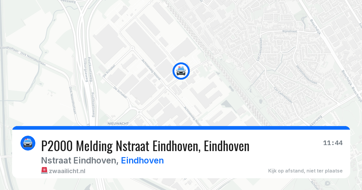 P2000 Melding Nstraat Eindhoven, Eindhoven — 6 mei 2026