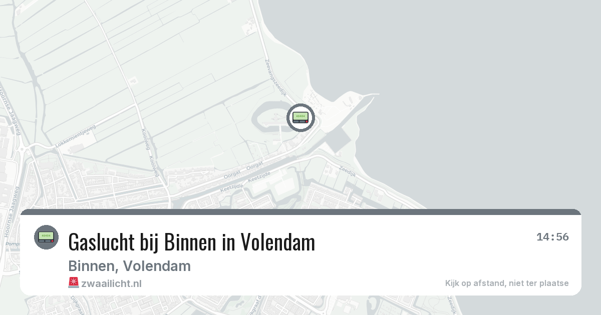 Gaslucht bij Binnen in Volendam — 5 mei 2026