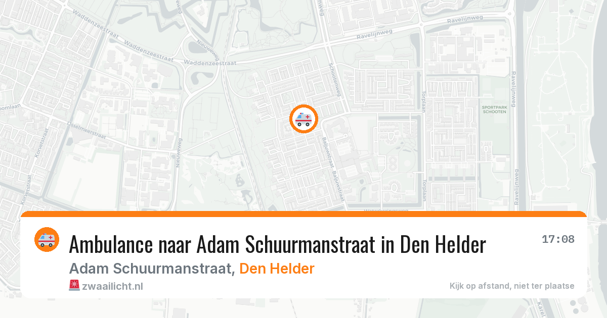 Ambulance naar Adam Schuurmanstraat in Den Helder — 7 apr 2026