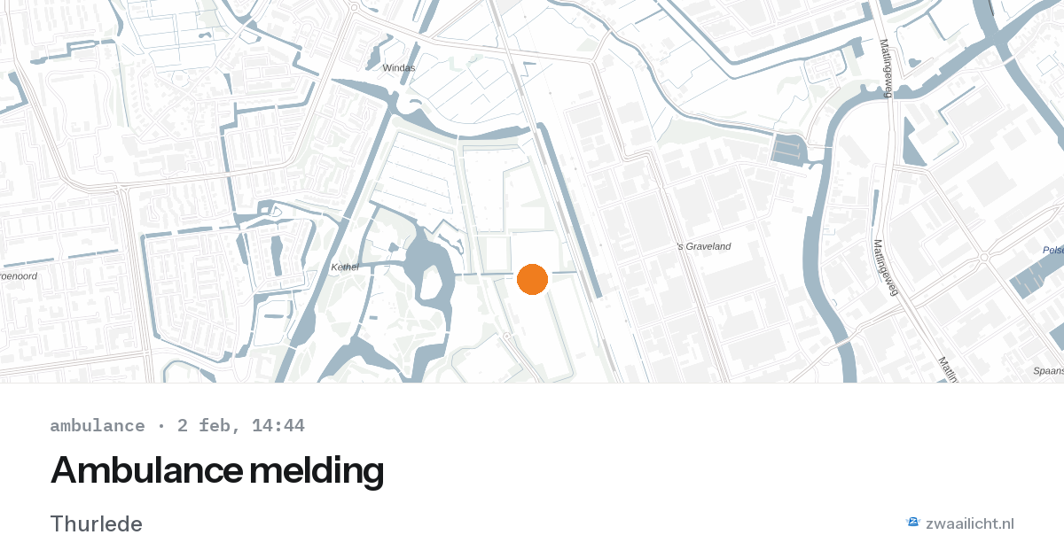 Ambulance melding — 2 feb 2026