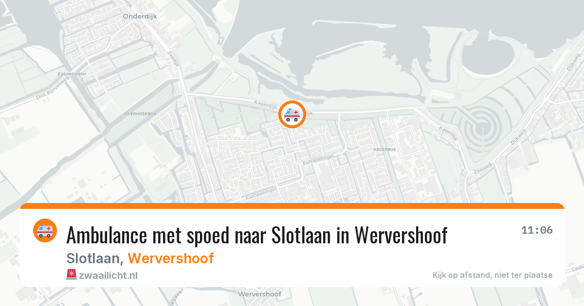 Ambulance met spoed naar Slotlaan in Wervershoof — 12 feb 2026