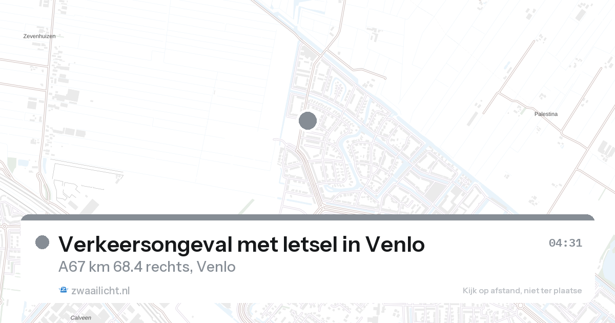 Verkeersongeval met letsel in Venlo — 7 feb 2026