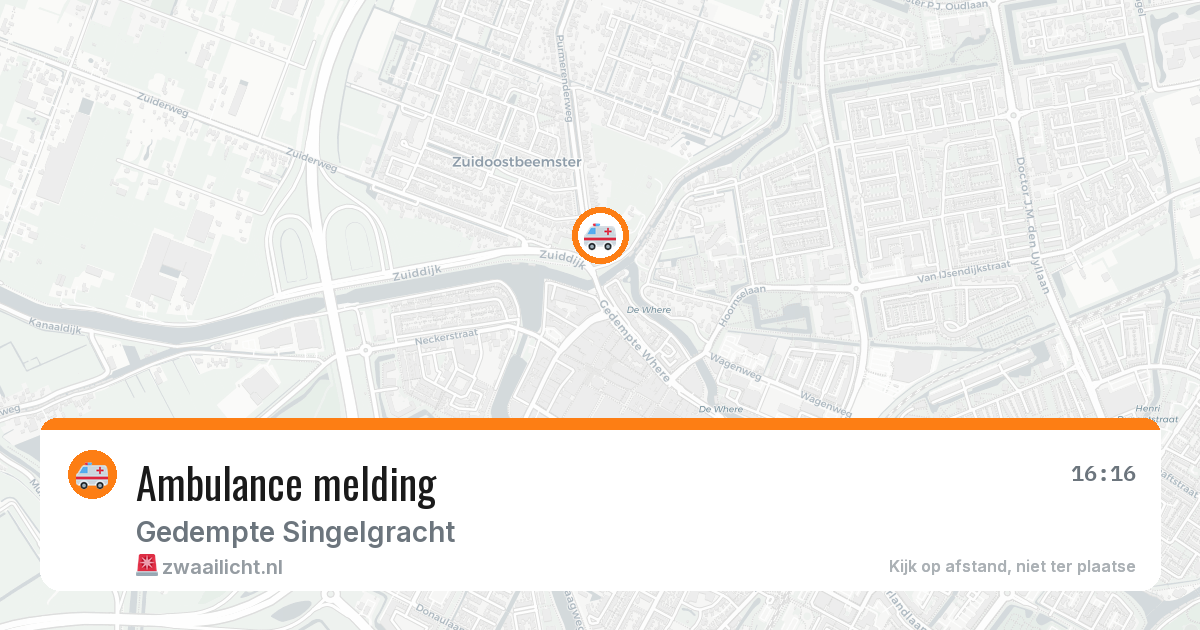 Ambulance melding — 30 jun 2026