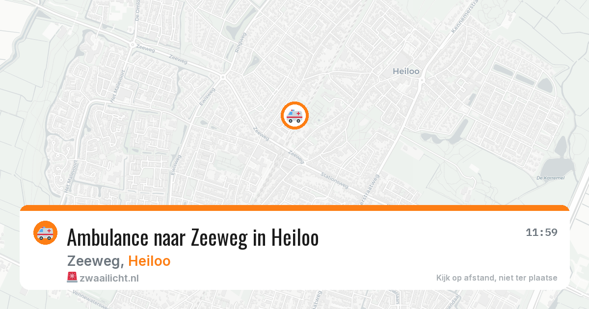 Ambulance naar Zeeweg in Heiloo — 25 mei 2026
