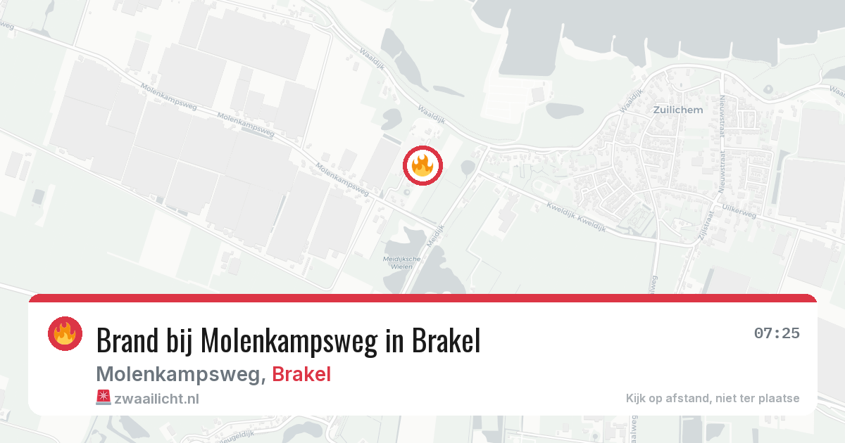 Brand bij Molenkampsweg in Brakel — 28 jun 2026