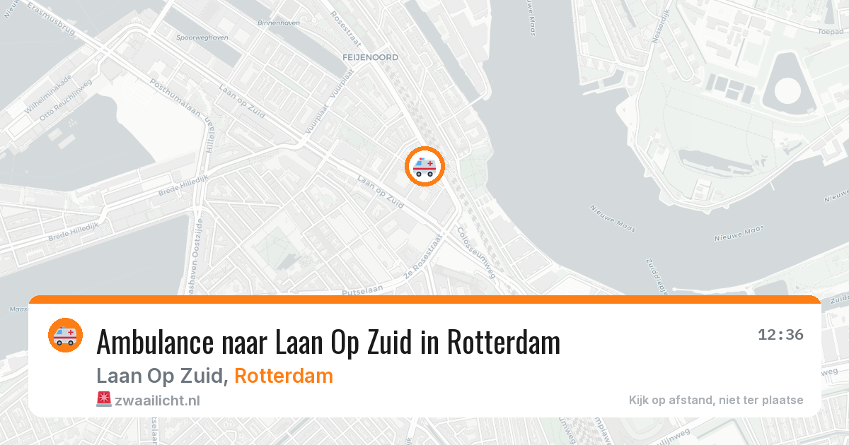 Ambulance naar Laan Op Zuid in Rotterdam — 1 apr 2026