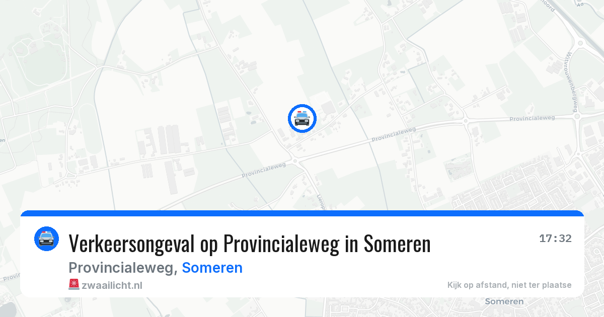 Verkeersongeval op Provincialeweg in Someren — 24 jun 2026