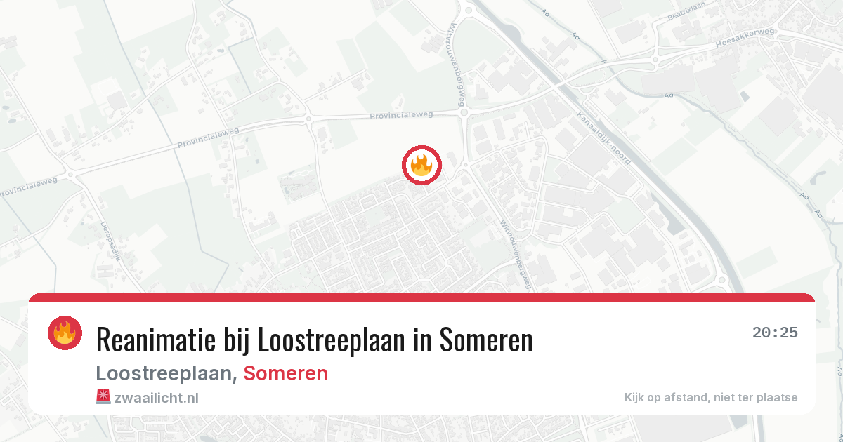 Reanimatie bij Loostreeplaan in Someren — 29 apr 2026