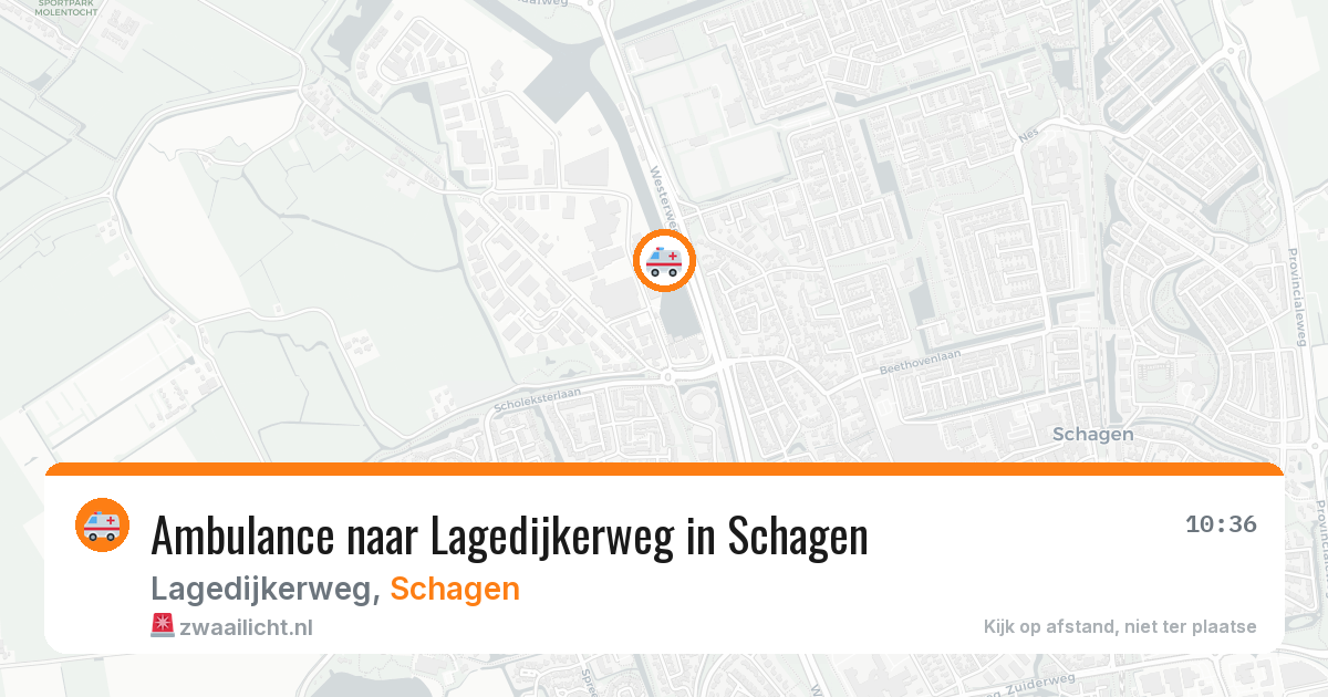 Ambulance naar Lagedijkerweg in Schagen — 29 jan 2026