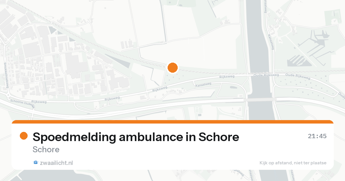 Spoedmelding ambulance in Schore — 14 aug 2026