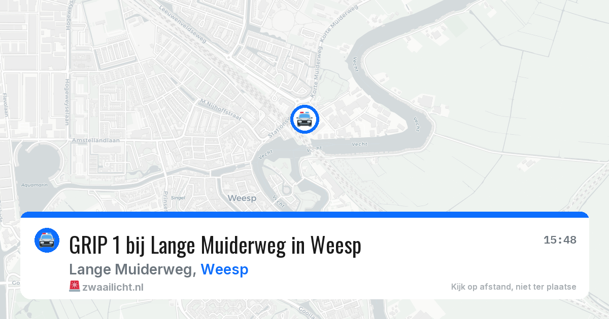 GRIP 1 bij Lange Muiderweg in Weesp — 6 mei 2026