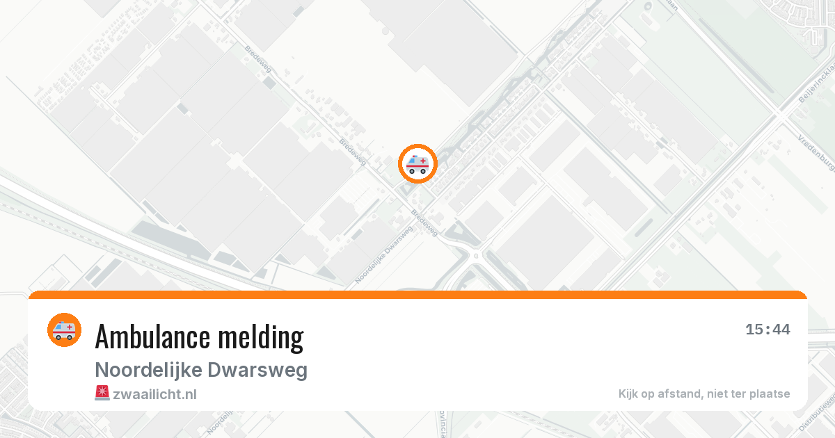 Ambulance melding — 25 jun 2026