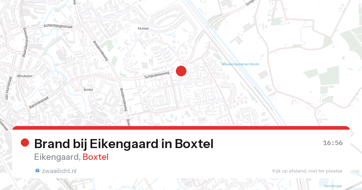 Brand bij Eikengaard in Boxtel — 28 aug 2026