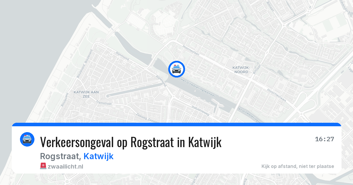 Verkeersongeval op Rogstraat in Katwijk — 2 jun 2026