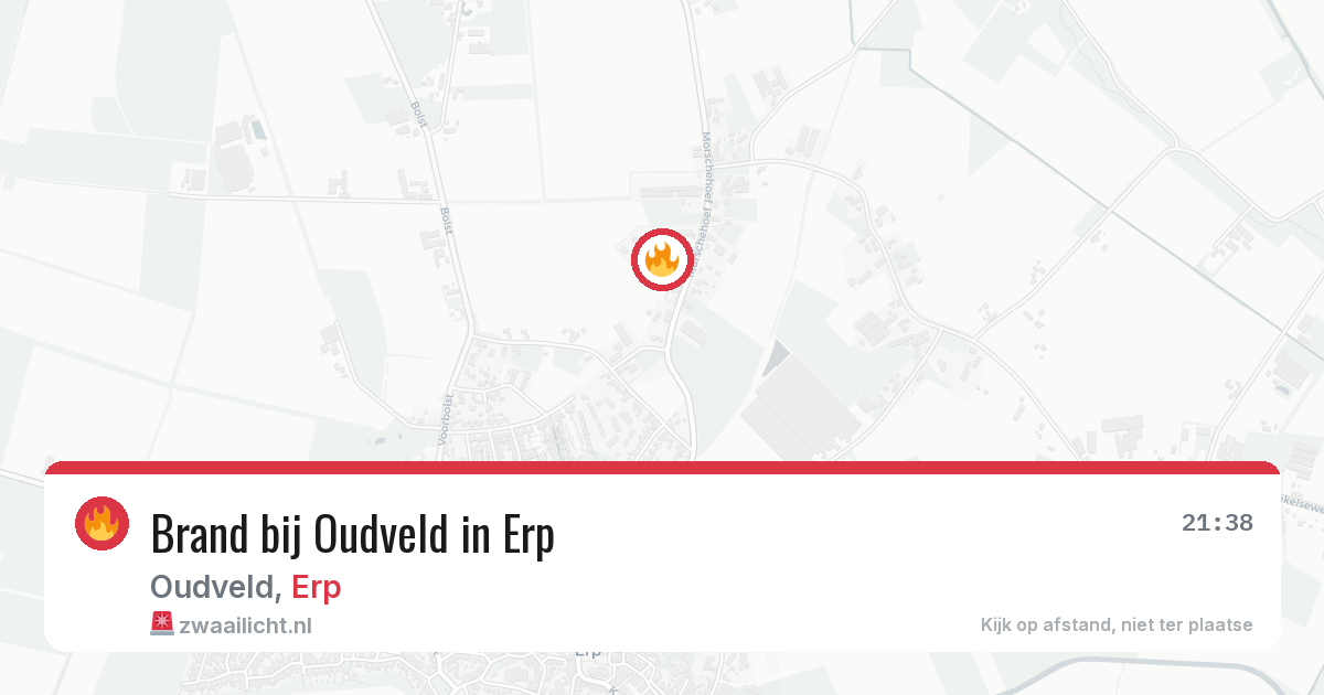 Brand bij Oudveld in Erp — 1 jun 2026