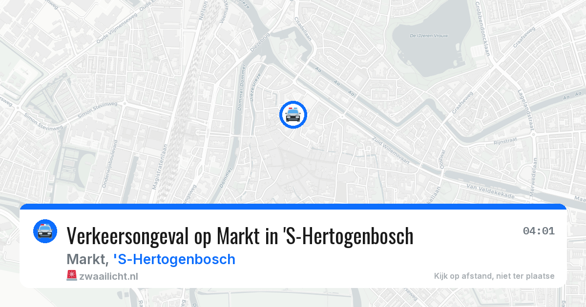 Verkeersongeval op Markt in 'S-Hertogenbosch — 17 jan 2026