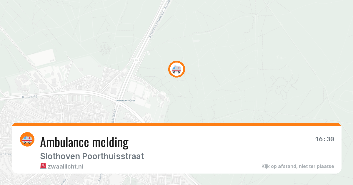 Ambulance melding — 30 jan 2026