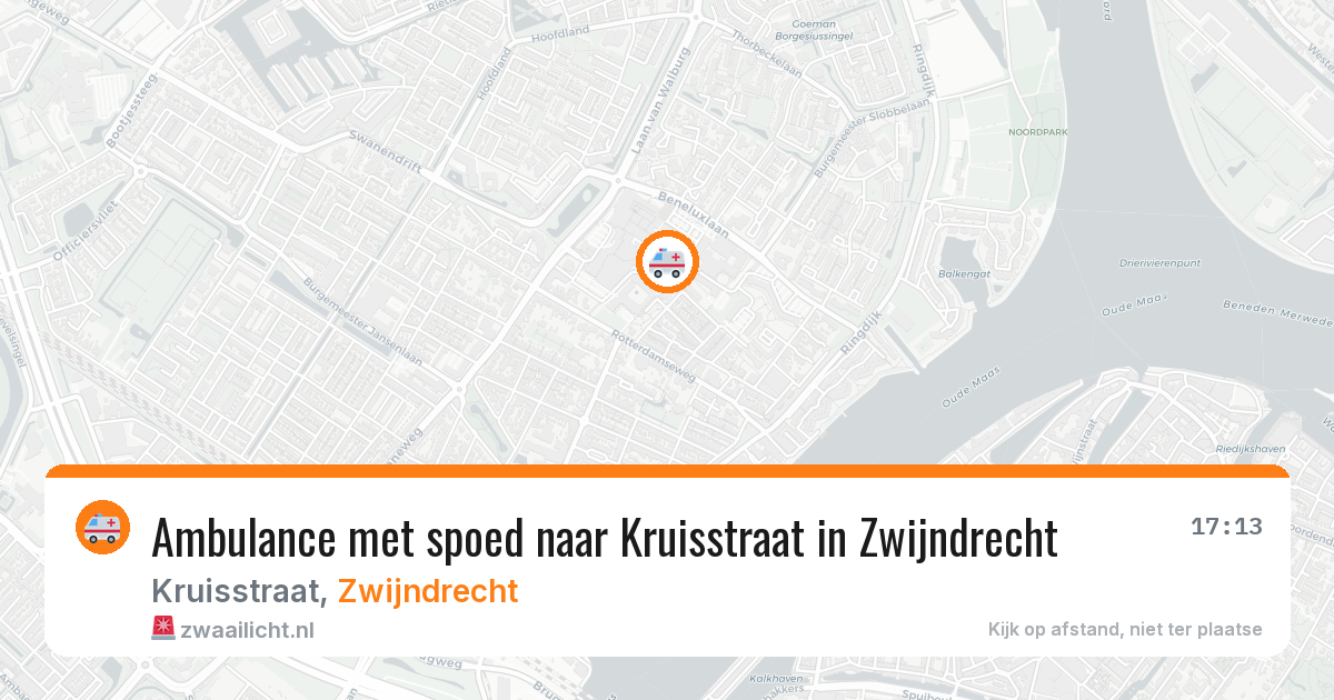 Ambulance met spoed naar Kruisstraat in Zwijndrecht — 5 feb 2026