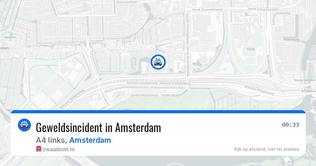 Geweldsincident in Amsterdam — 14 aug 2026