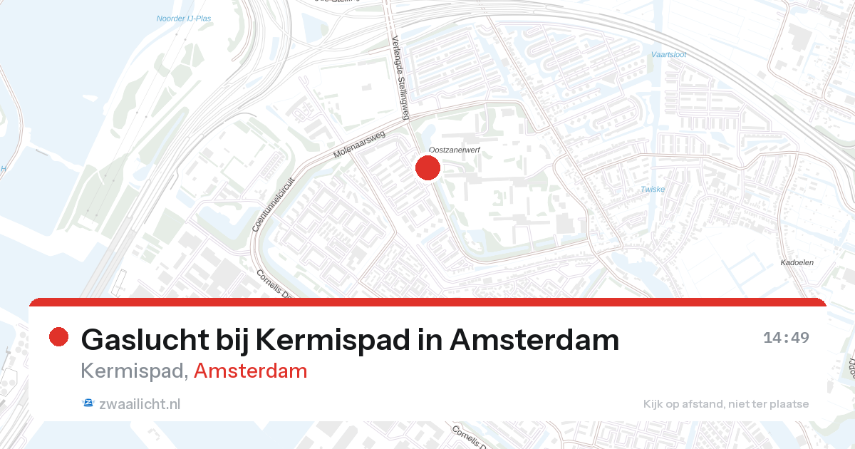 Gaslucht bij Kermispad in Amsterdam — 23 jun 2026