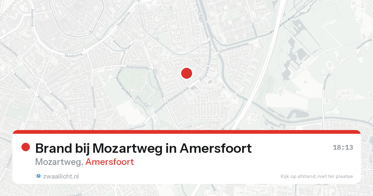 Brand bij Mozartweg in Amersfoort — 17 jun 2026