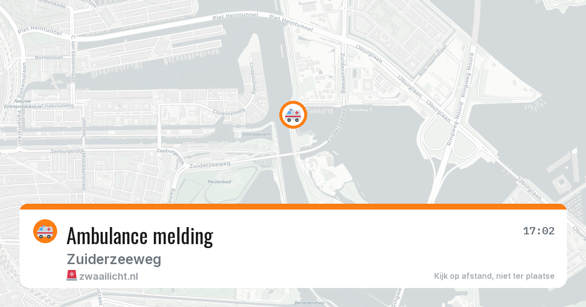 Ambulance melding — 4 mei 2026