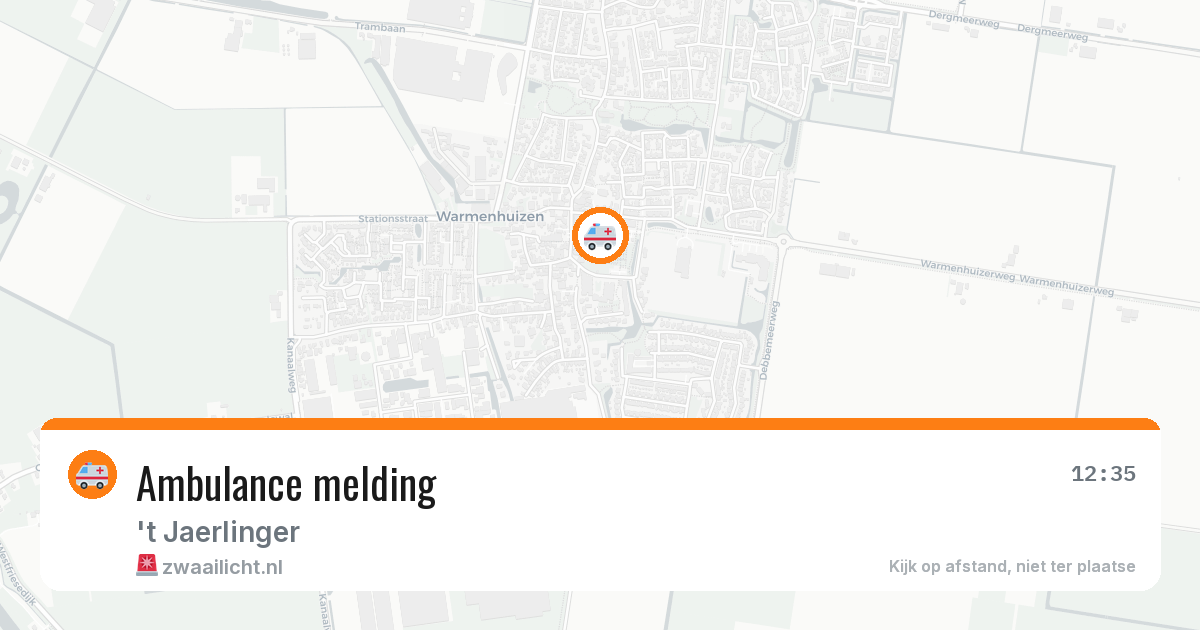 Ambulance melding — 12 jun 2026