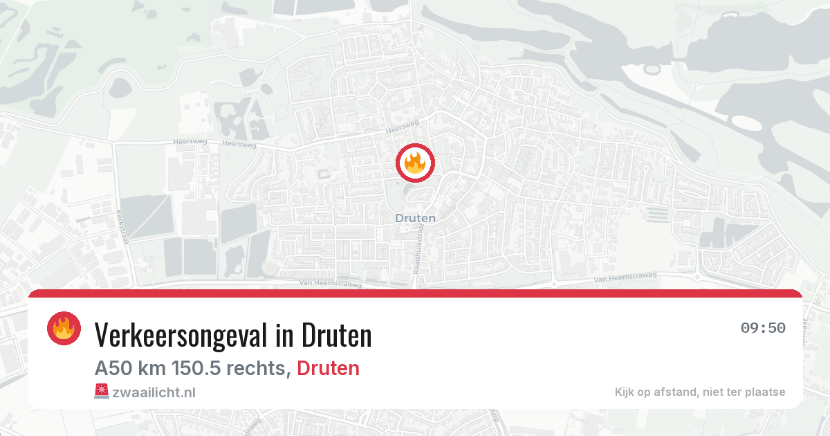 Verkeersongeval in Druten — 27 jul 2026