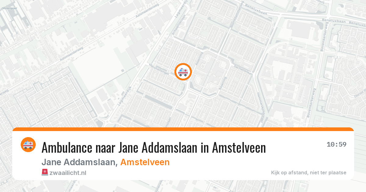 Ambulance naar Jane Addamslaan in Amstelveen — 16 jun 2026