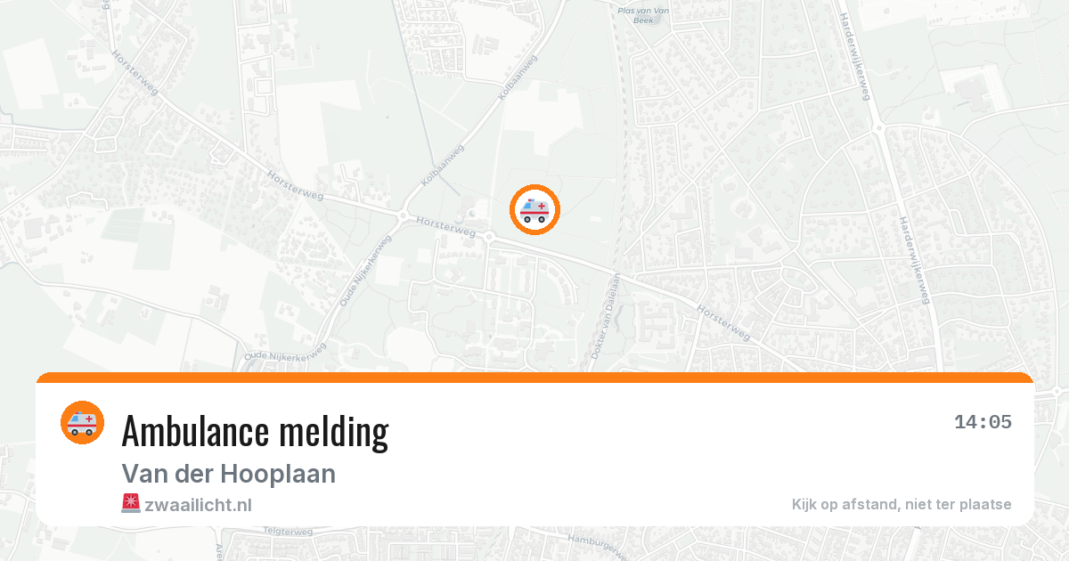 Ambulance melding — 23 apr 2026