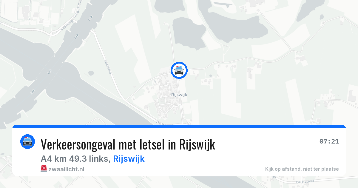 Verkeersongeval met letsel in Rijswijk — 23 mrt 2026