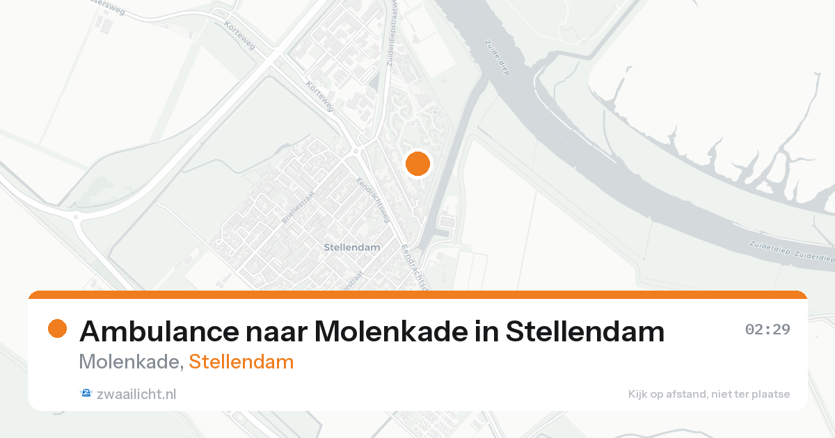Ambulance naar Molenkade in Stellendam — 31 jan 2026