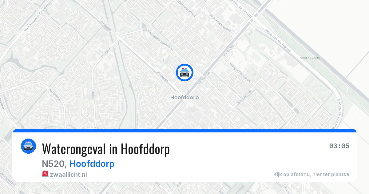 Waterongeval in Hoofddorp — 30 jun 2026