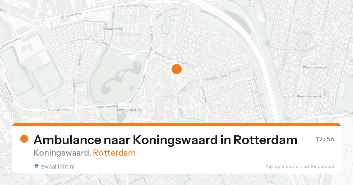Ambulance naar Koningswaard in Rotterdam — 7 feb 2026