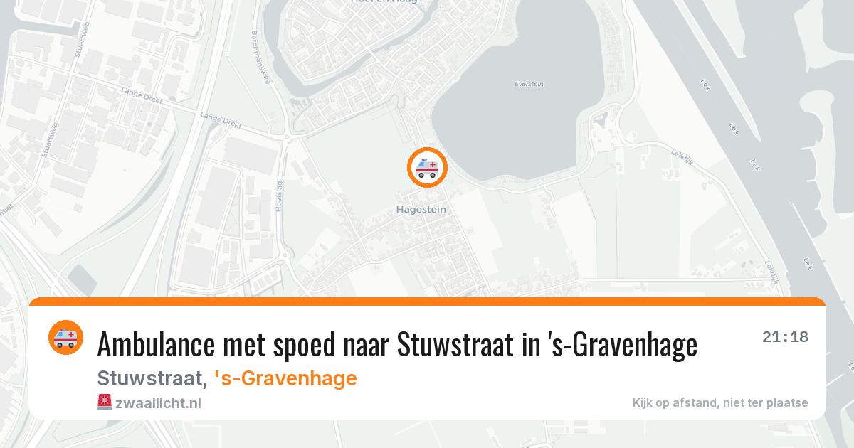 Ambulance met spoed naar Stuwstraat in 's-Gravenhage — 10 feb 2026
