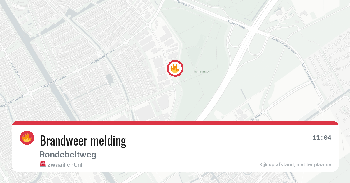 Brandweer melding — 7 mei 2026