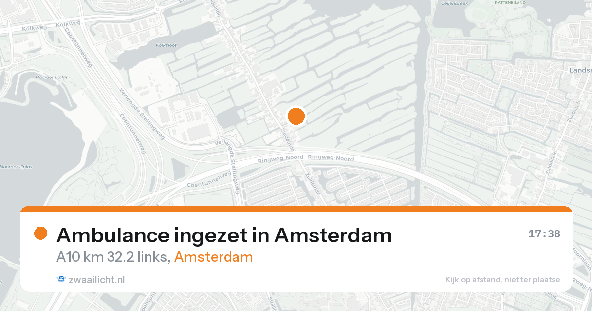 Ambulance ingezet in Amsterdam — 21 aug 2026