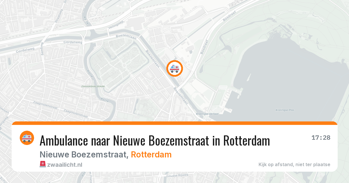 Ambulance naar Nieuwe Boezemstraat in Rotterdam — 27 apr 2026