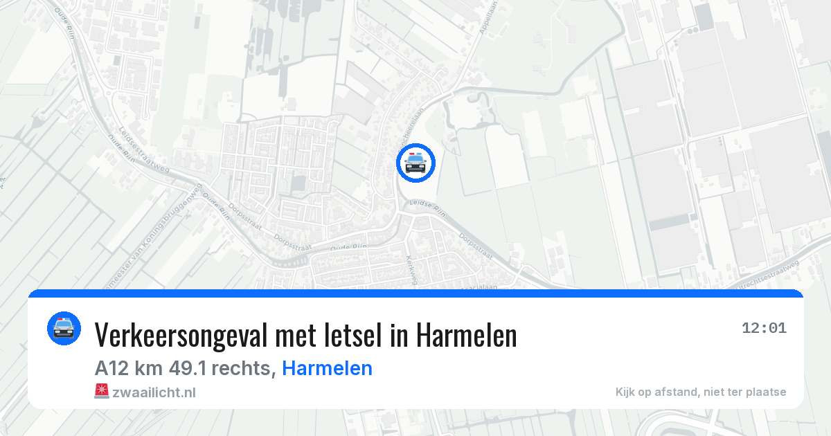 Verkeersongeval met letsel in Harmelen — 14 apr 2026