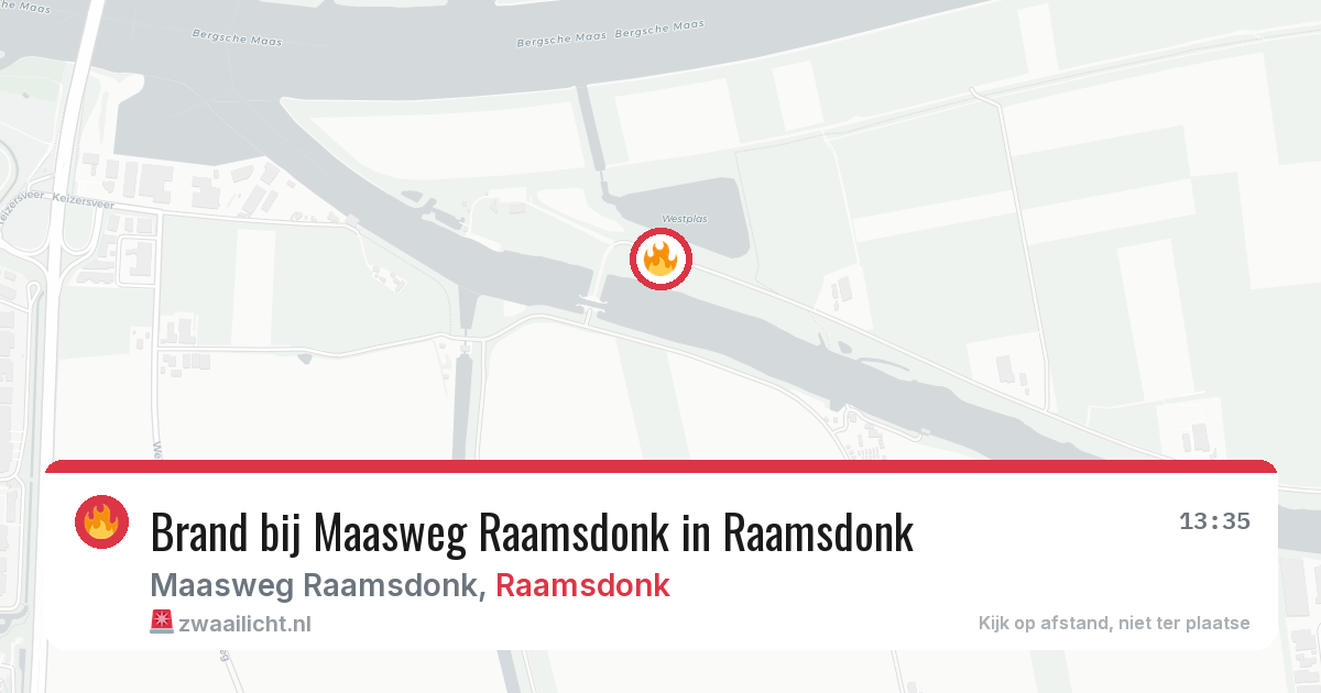 Brand bij Maasweg Raamsdonk in Raamsdonk — 28 jun 2026