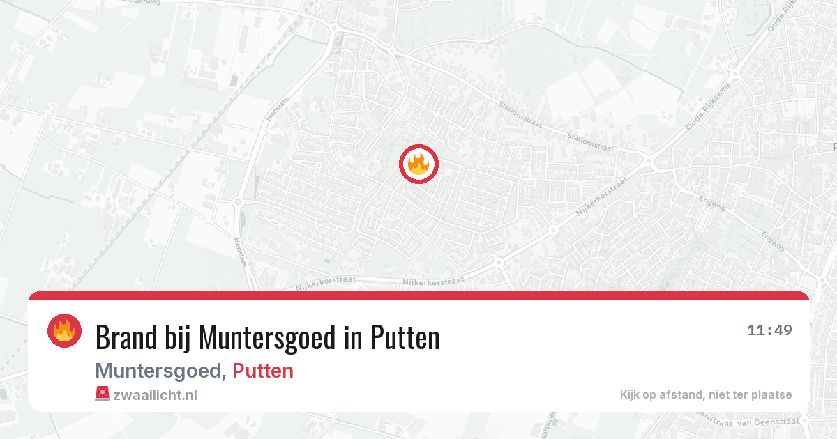 Brand bij Muntersgoed in Putten — 20 jun 2026